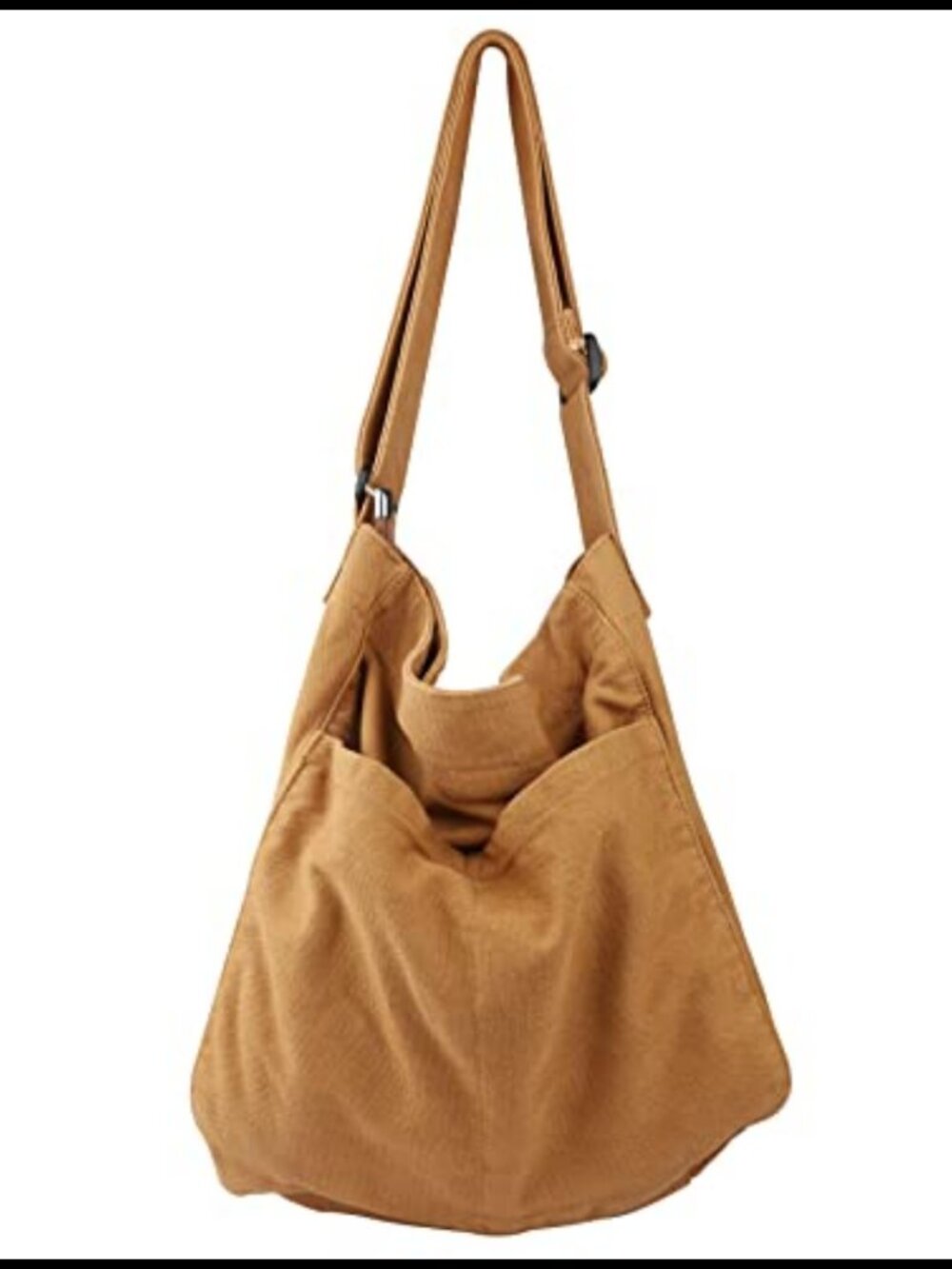 Canvas Hobo Crossbody Shoulder Tote Bag Multi-Pocket Casual Purse Messenger